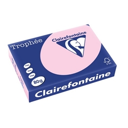 Trophee A4 PASTEL PINK 80gsm Copier Paper (Pack of 500)