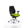 Chiro Plus Posture Chair Swizzle Colour Seat With Arms Ref KCUP0154