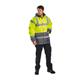 Portwest Hi Vis Contrast Winter Traffic Jacket XS Yellow/Royal
