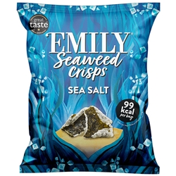 EMILY - SEAWEED CRISPS - SALT - 12X18G