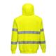 Portwest Hi Vis Zipped Hoodie XL Yellow