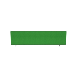 Impulse Plus Oblong 450/1400 Desktop Screen Palm Green Fabric Light Grey Edges