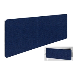Impulse Plus Oblong 300/1200 Backdrop Screen Rounded Corners Royal Blue Fabric Light Grey Edges