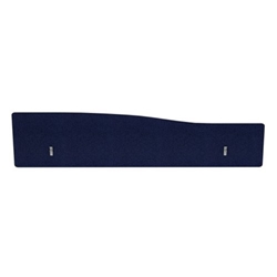 Impulse Plus Wave 300/1800 Backdrop Screen Rounded Corners Royal Blue Fabric Light Grey Edges