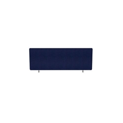 Impulse Plus Oblong 450/1000 Desktop Screen Royal Blue Fabric Light Grey Edges