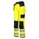 Portwest PW3 Hi Vis Holster Pocket Work Trousers 33 Yellow/Blk