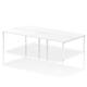 Impulse Bench B2B 4 Person 1600 White Frame Office Bench Desk White