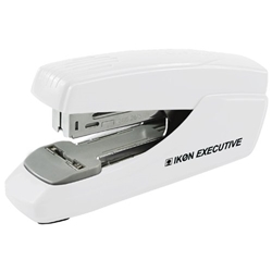 Hainenko IKON F300 Executive Half Strip Flat Clinch Stapler With Integrated Staple Remover White - SP-F300