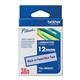 Brother P-Touch TZe Laminated Tape Cassette 12mm x 8m Black on Pastel Blue TZEMQ531