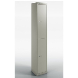 Bisley Contract Stationery 1950mm Stationery 2-Door Cupboard  Coffee Cream Ref E782A04-AV5AV6