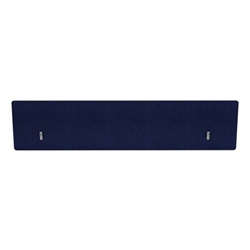 Impulse Plus Oblong 400/1800 Backdrop Screen Rounded Corners Royal Blue Fabric Light Grey Edges