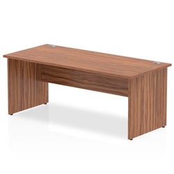 Impulse Panel End 1800 Rectangle Desk Walnut