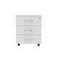 Impulse Mobile Pedestal 3 Drawer White