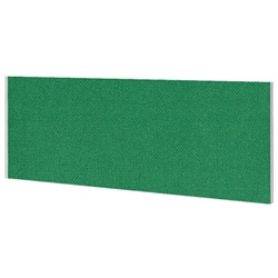 Impulse Plus Oblong 450/600 Desktop Screen Palm Green Fabric Light Grey Edges