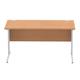 Impulse Cable Managed 1400 Rectangle Desk Oak