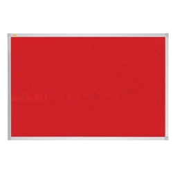 Felt Pin Board X-tra!Line® 60x45cm Red