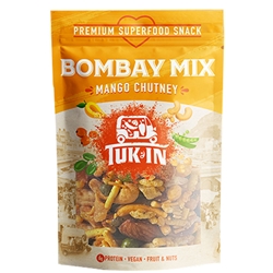 TUK-IN - BOMBAY TRAIL MIX - MANGO CHUTNEY - 9X40G