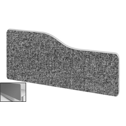 Impulse Plus Wave 300/600 Backdrop Screen Rounded Corners Lead Fabric Light Grey Edges