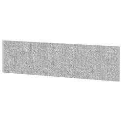 Impulse Plus Oblong 450/1500 Desktop Screen Light Grey Fabric Light Grey Edges