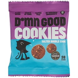 DAMN GOOD - COOKIES - SALTED DOUBLE CHOC - 12X38G