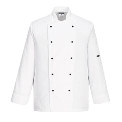 Portwest Somerset Chefs Jacket L/S M White