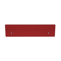 Impulse Plus Oblong 400/1600 Backdrop Screen Rounded Corners Burgundy Fabric Light Grey Edges