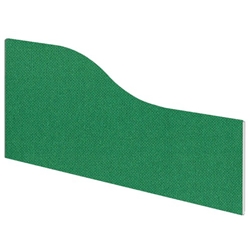 Impulse Plus Wave 450/600 Desktop Screen Palm Green Fabric Light Grey Edges