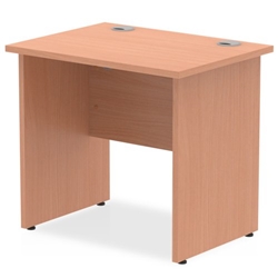 Impulse 800/600 Rectangle Panel End Leg Desk Beech Ref MI002886