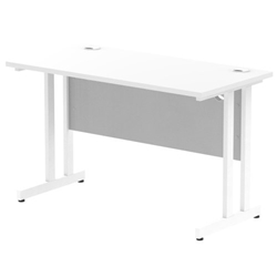 Impulse 1200/600 Rectangle White Cantilever Leg Desk White