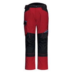 Portwest WX3 Work Trousers 36 Deep Red Short