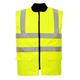 Portwest Hi Vis Reversible Bodywarmer M Yellow