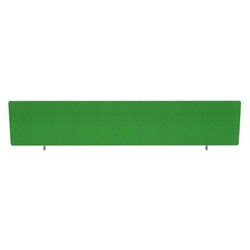 Impulse Plus Oblong 400/1800 Desktop Screen Rounded Corners Palm Green Fabric Light Grey Edges
