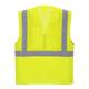 Portwest Madrid Hi Vis Half Mesh Executive Vest XS Yellow (Pack of 10)