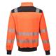 Portwest PW3 Hi Vis Zip Sweatshirt S Orange/Blk