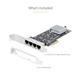 Startech.com 4 Port 2.5Gbps NBASE-T PCIe Network Card Intel I225-V
