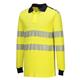 Portwest PW3 Flame Resistant Hi Vis Polo Shirt L Yellow/Blk