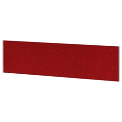 Impulse Plus Oblong 450/1500 Desktop Screen Burgundy Fabric Light Grey Edges