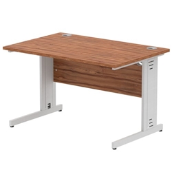 Impulse Cable Managed 1200 Rectangle Desk Walnut