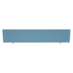 Impulse Plus Oblong 450/1800 Desktop Screen Sky Blue Fabric Light Grey Edges