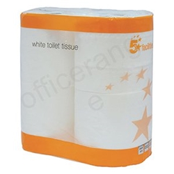 5 Star Facilities Toilet Tissue White 200mm Sheet Per Roll (Pack of 36)