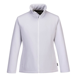 Portwest Womens Print and Promo Softshell 2L L White
