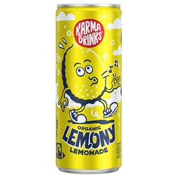 KARMA DRINKS - CANS - LEMONY LEMONADE - 24X250ML