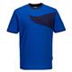 Portwest PW2 Cotton Comfort T-Shirt S/S S Royal/Navy