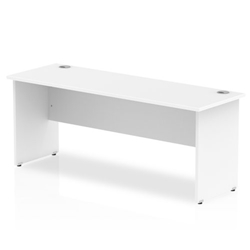 Impulse 1800/600 Rectangle Panel End Leg Desk White Ref MI002249