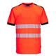 Portwest PW3 Hi Vis Cotton Comfort T-Shirt S/S 4XL Red/Blk