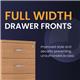 Impulse Fixed Pedestal 2 Drawer Walnut