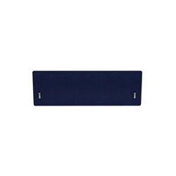 Impulse Plus Oblong 400/1200 Backdrop Screen Rounded Corners Royal Blue Fabric Light Grey Edges