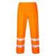 Portwest Hi Vis Rain Traffic Trousers L Orange