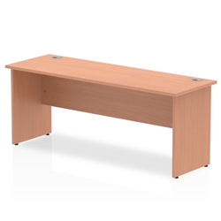Impulse 1800/600 Rectangle Panel End Leg Desk Beech Ref MI001732