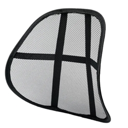 5 Star Office Mesh Back Rest Black